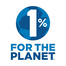 One Percent for the planet nonprofit partnership logo